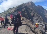 Basarnas Evakuasi Jasad Pendaki asal Brasil dari Tebing Terjal Gunung Rinjani