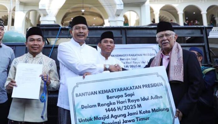 Prabowo Kirim Sapi Jumbo ke Malang, Wali Kota: Ini Bukan Sekadar Kurban, Ini Simbol Cinta Rakyat