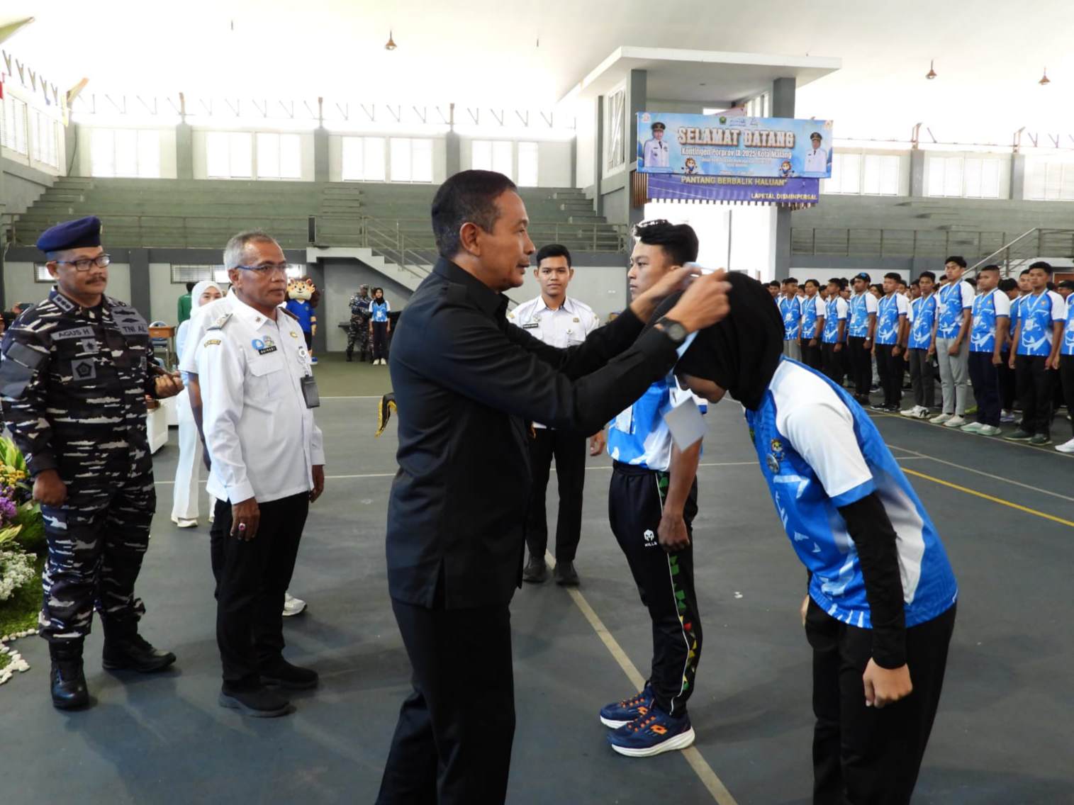 Character Building di Lanal Malang Bakar Semangat Kontingen Kota Malang Menuju Porprov IX Jatim 2025