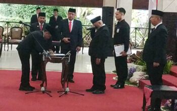 Bupati Sanusi hanya Lantik Empat Pejabat Tinggi Pratama di Kabupaten Malang