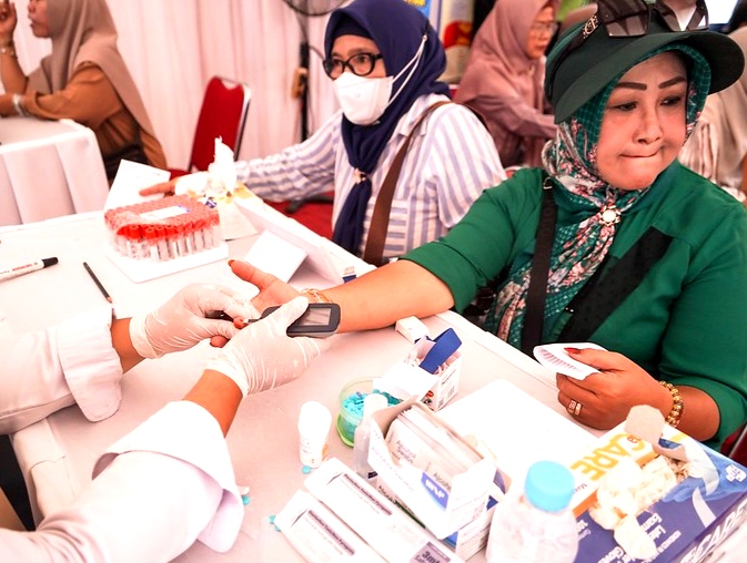 Penyakit hipertensi, diabetes militus dan gigi terdeteksi paling banyak ditemukan di program cek kesehatan gratis.