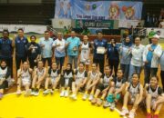pertandingan cabang olahraga bola basket dalam gelaran Pekan Olahraga Provinsi (Porprov) Jawa Timur IX 2025