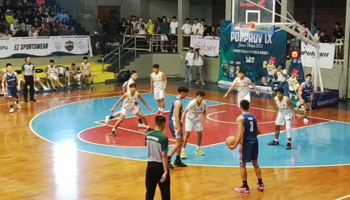 Kalahkan Kota Blitar 77-42, Tim Bola Basket Putra Kota Malang Lolos ke 8 Besar PORPROV IX