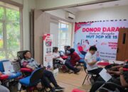 Sambut HUT ke-15, PT Jasamarga Gempol Pasuruan Gelar Aksi Donor Darah