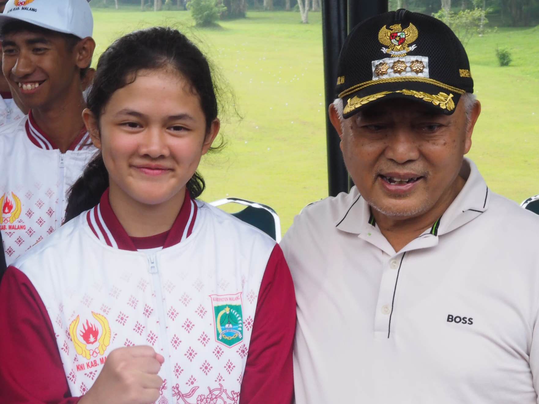 Gina, Atlet Cilik Golf Kabupaten Malang Siap Tampil di Porprov Jatim
