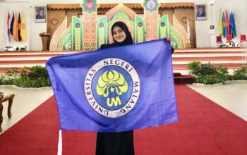 sebuah prestasi membanggakan hadir dari kampus kebanggaan, Universitas Negeri Malang (UM). Heni Nuraeni, mahasiswa Program Studi Pendidikan Guru Sekolah Dasar (PGSD), sukses meraih Juara III dalam ajang MTQ Mahasiswa Internasional. 