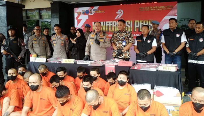 Polresta Malang Kota Ungkap 111 Kasus Narkoba, Libatkan Anak di Bawah Umur dan Sasar Mahasiswa