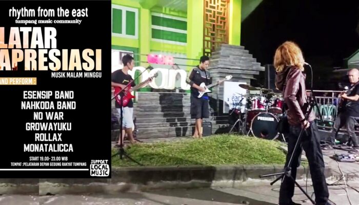 Rutinan Malam Minggu, Komunitas Musisi Tumpang Ciptakan Panggung Terbuka