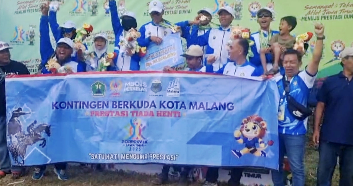 Cabang olahraga berkuda, khususnya nomor horseback archery (HBA) kembali menjadi lumbung prestasi bagi Kota Malang dalam gelaran Pekan Olahraga Provinsi (Porprov) Jawa Timur IX/2025.