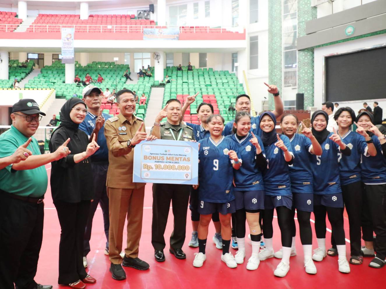 Kota Malang Raih Emas Sepak Takraw Putri di Porprov IX Jatim 2025