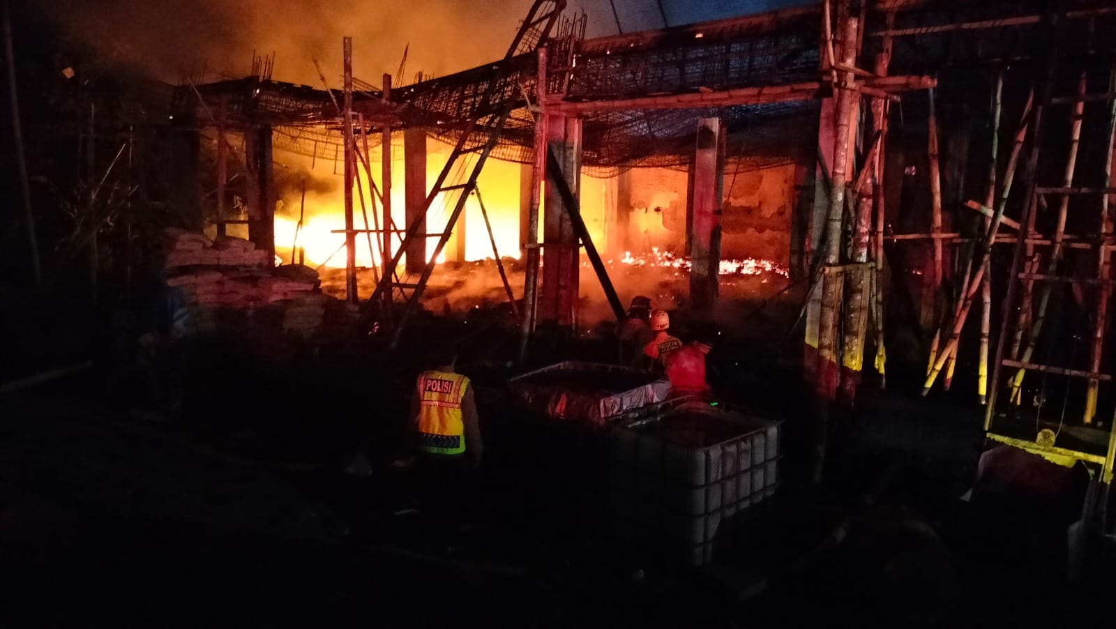 Misteri Api di Proyek SMP An Nur 3, Polisi Fokus Ungkap Penyebab Kebakaran