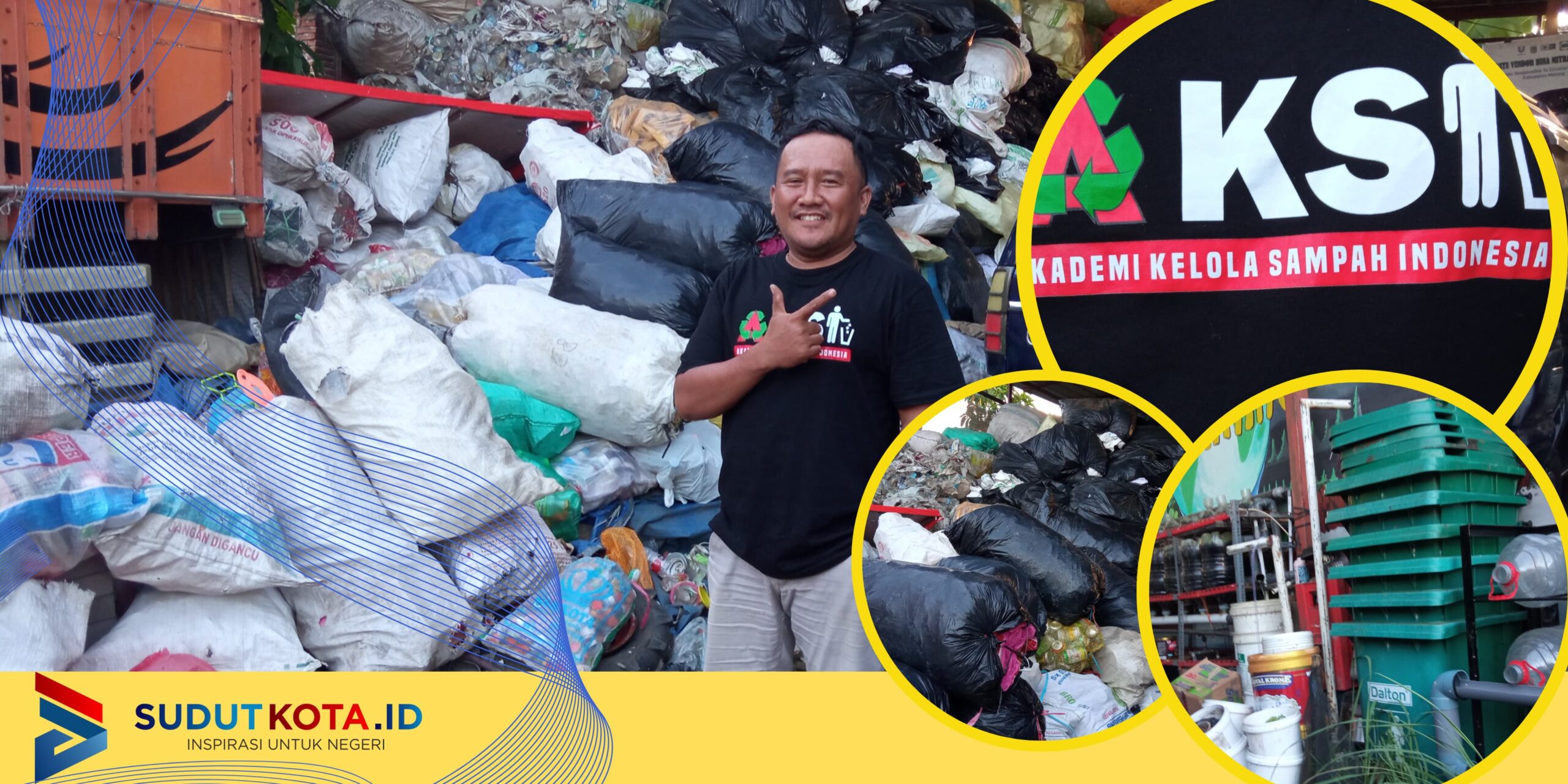 Cak Pentol Gaungkan Gampingan jadi Pusat Edukasi Pengolahan Sampah Skala Nasional