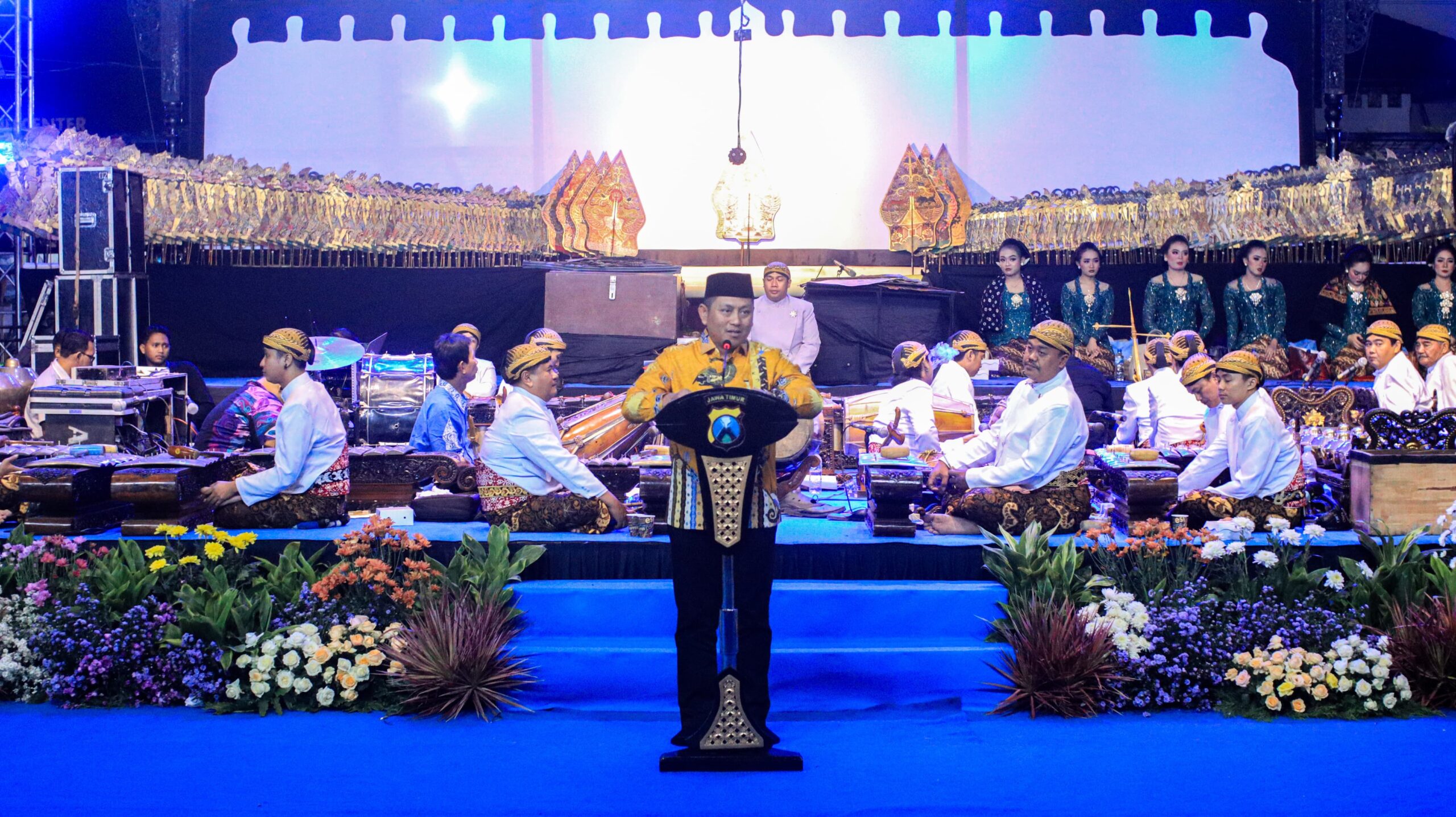 Wayang Kulit Semalam Suntuk Jadi Simbol Sinergi Polri dan Rakyat di Kabupaten Malang