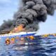 KM Gregorius Barcelona V Terbakar di Laut Sulawesi Utara, Penumpang Lompat ke Laut Selamatkan Diri