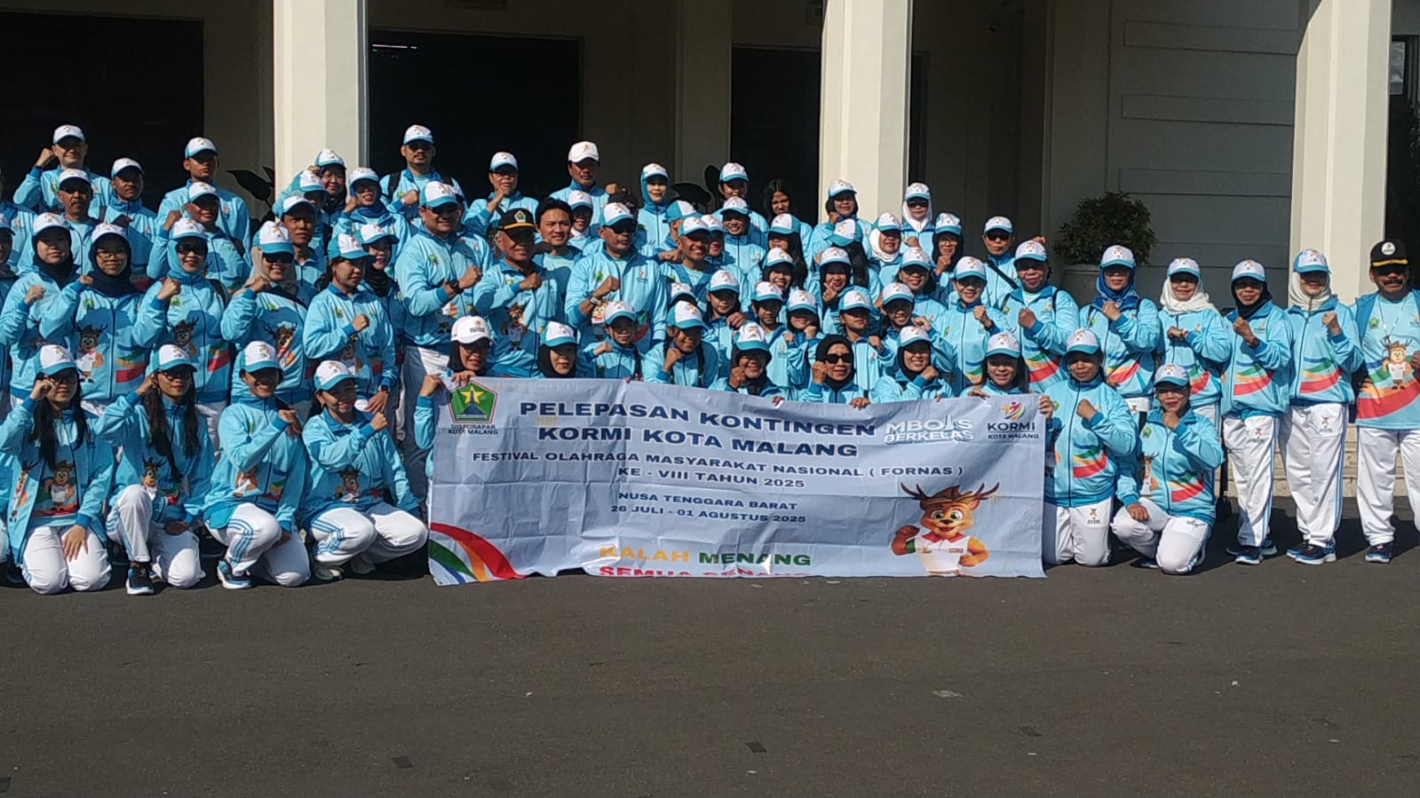 Wali Kota Malang Lepas 110 Atlet KORMI ke Mandalika: Bawa Semangat Arek Malang ke Panggung Nasional
