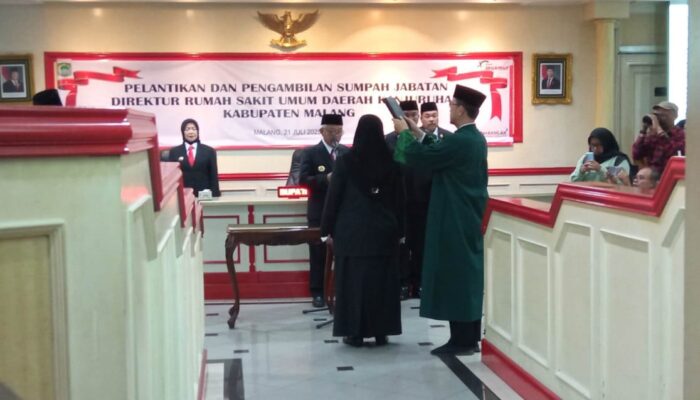 dr. Nur Rahman Resmi Jabat Direktur RSUD Kanjuruhan Malang, Akhiri Kekosongan Jabatan Sejak Pilkada