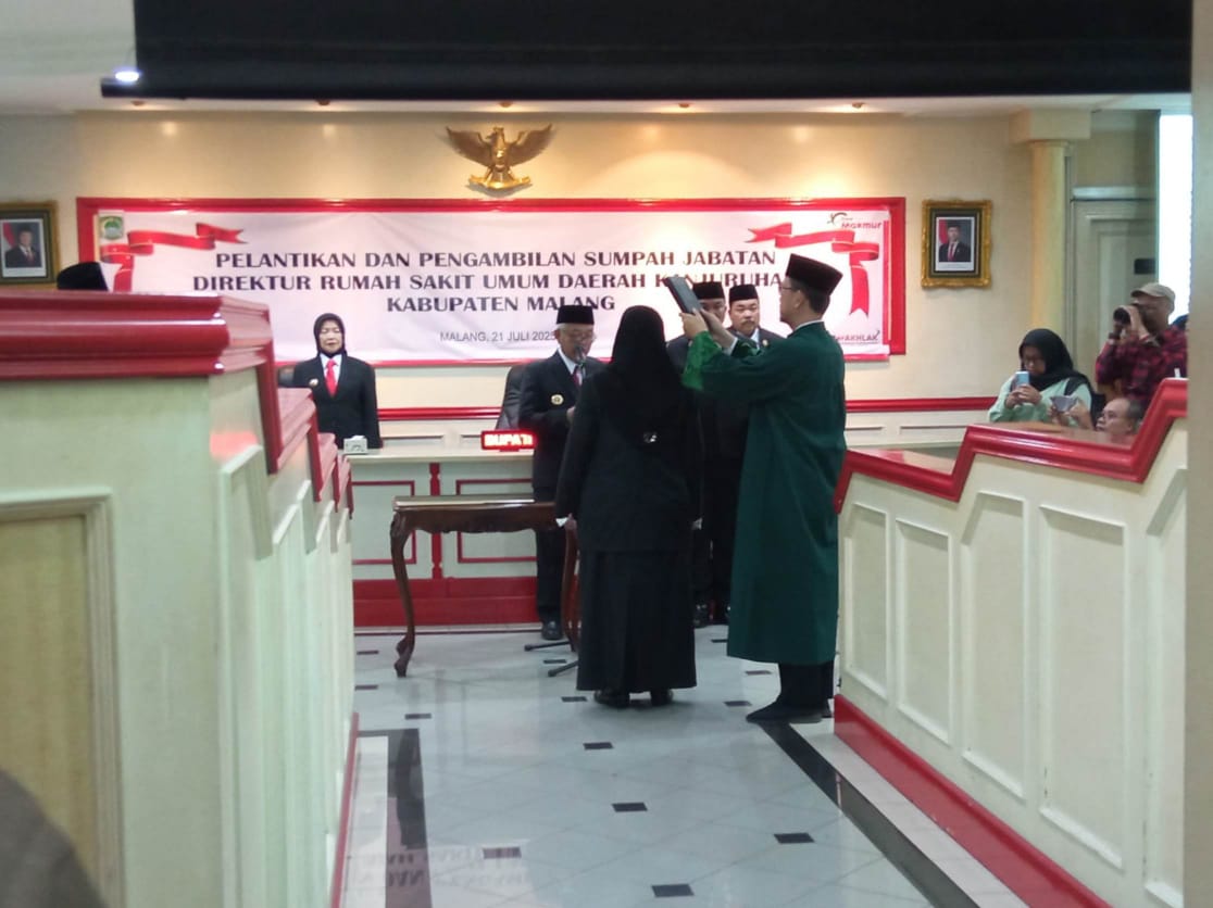 dr. Nur Rahman Resmi Jabat Direktur RSUD Kanjuruhan Malang, Akhiri Kekosongan Jabatan Sejak Pilkada