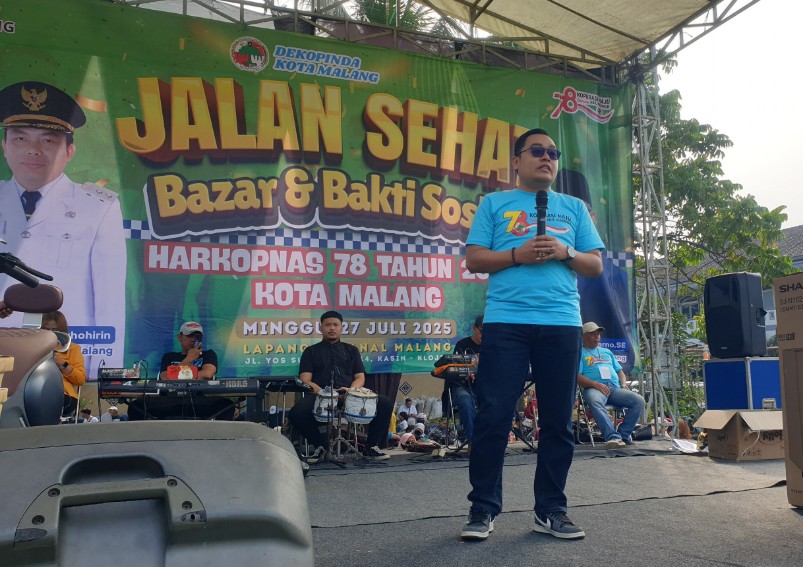 Anggota Legislatif Kota Malang Suryadi S.Pd.,M.M., didapuk menjadi Ketua Panitia Peringatan Hari Koperasi Nasional (Harkopnas) 2025. Ia mengajak warga Kota Malang memajukan koperasi di kota tercinta ini.