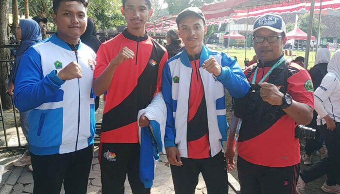 Tim Panahan Beregu Putra Compound Kota Malang Raih Emas Perdana di Porprov