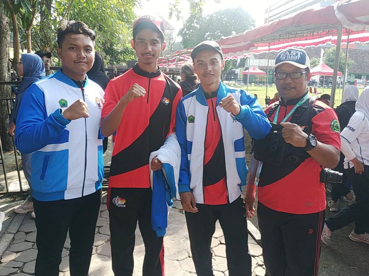 Tim Panahan Beregu Putra Compound Kota Malang Raih Emas Perdana di Porprov