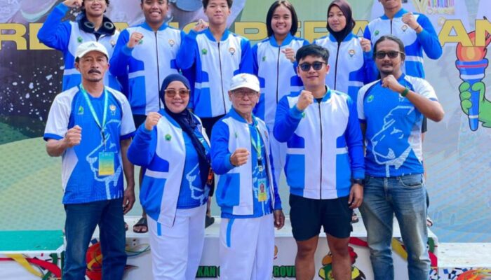 Sumbang 5 Emas dan 1 Perunggu, Patrice Eugenia jadi Pahlawan Tim Akuatik Kota Malang
