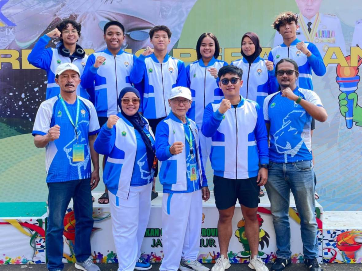 Sumbang 5 Emas dan 1 Perunggu, Patrice Eugenia jadi Pahlawan Tim Akuatik Kota Malang