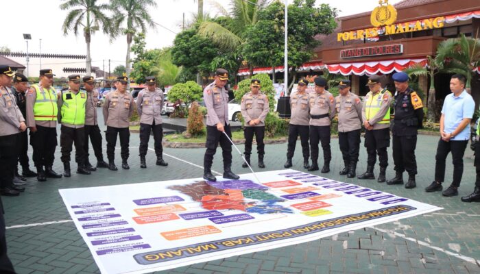 482 Personel Gabungan Dikerahkan untuk Amankan Pengesahan PSHT di Pakis Malang