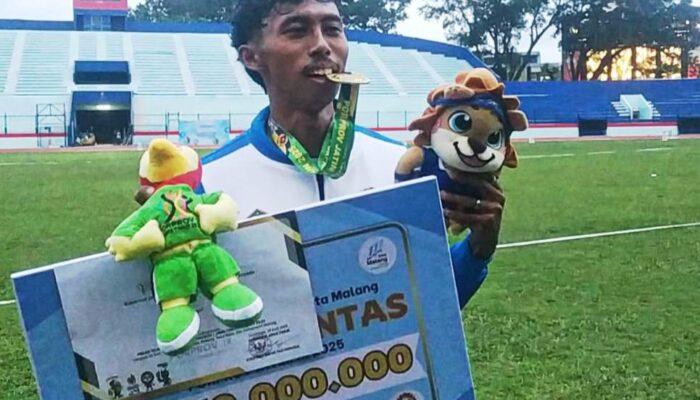 Arydho Faizal Pecah Telur di Porprov, Kota Malang Unggul di Cabor Atletik