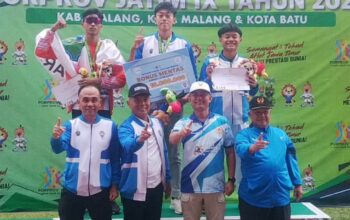Atletik Kota Malang Panen Medali: Farrel Raih Emas, Fausta bawa Pulang Perunggu