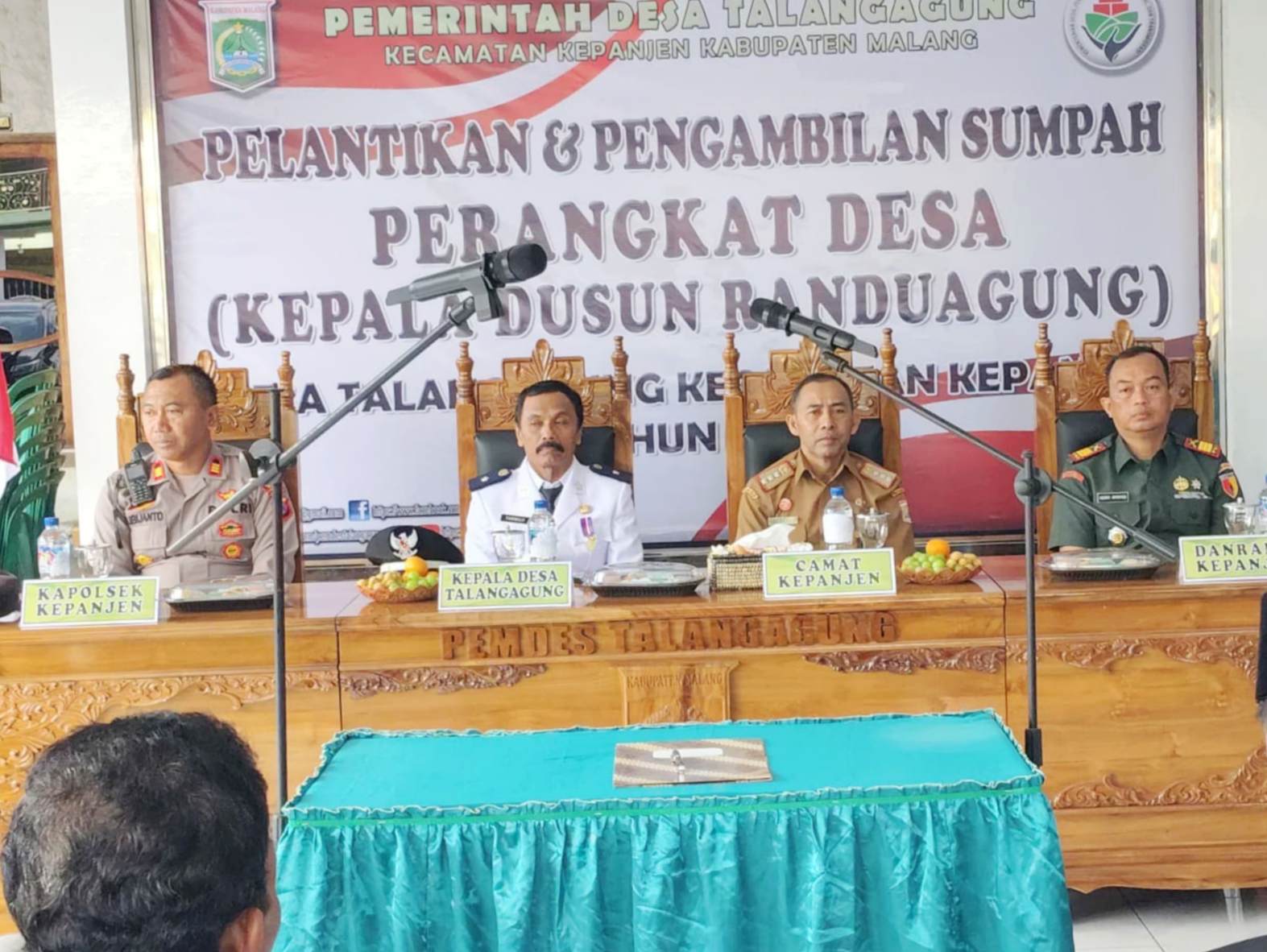Kasun Baru Randuagung Resmi Menjabat, Kapolsek Kepanjen Ajak Jaga Harmoni Sosial