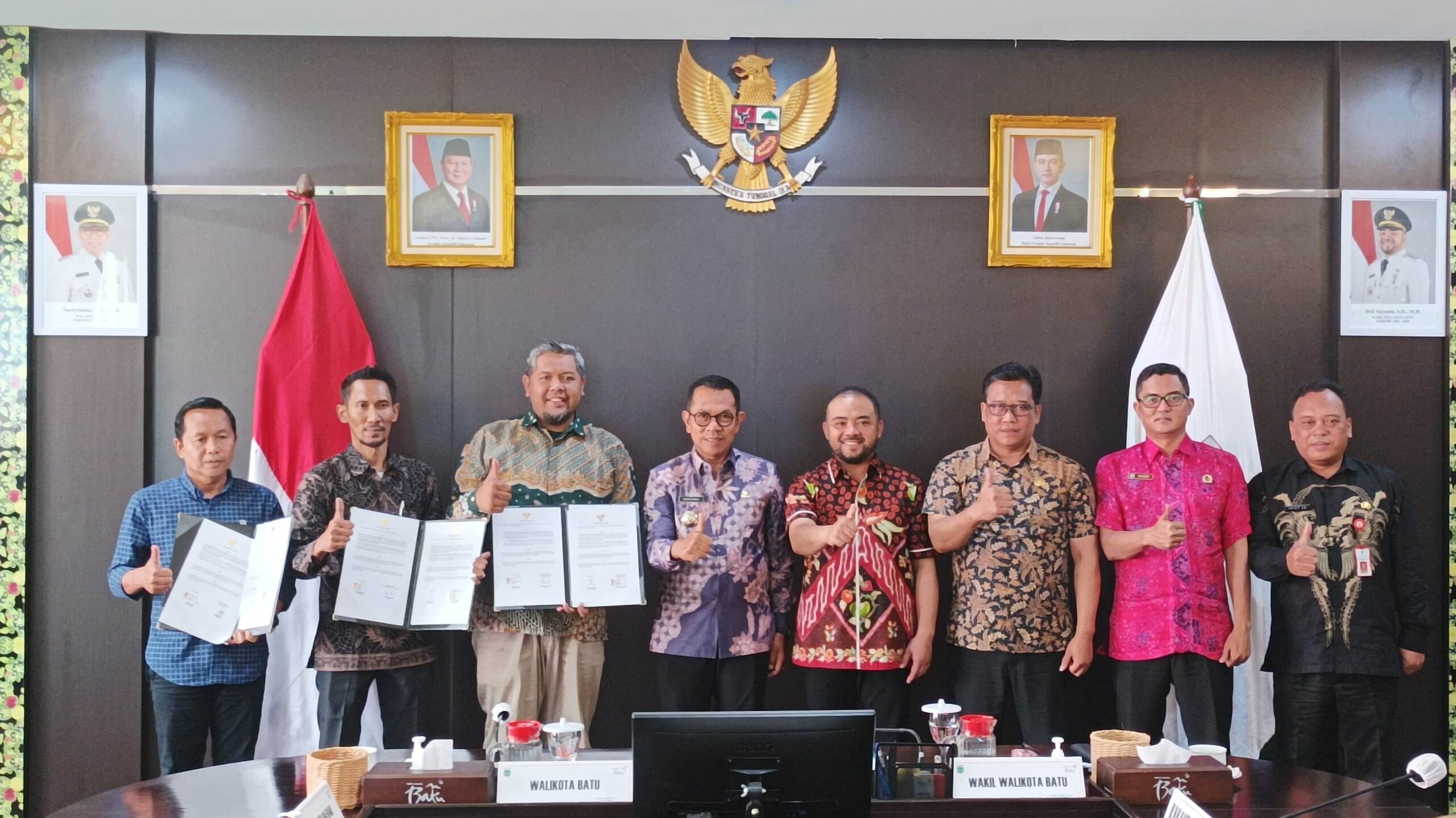 Tiga Pengembang Serahkan PSU ke Pemkot Batu
