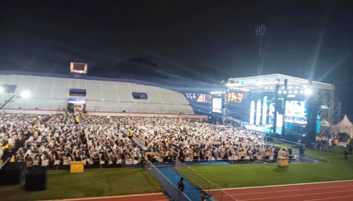 Ribuan Jamaah Padati Stadion Gajayana, Ceramah Ustaz Zakir Naik Berjalan Khusyuk dan Tertib