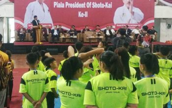 810 Atlet Karate Ramaikan Shoto Kai Open Malang, Ketua Umum PB FORKI Dorong Atlet Mendunia