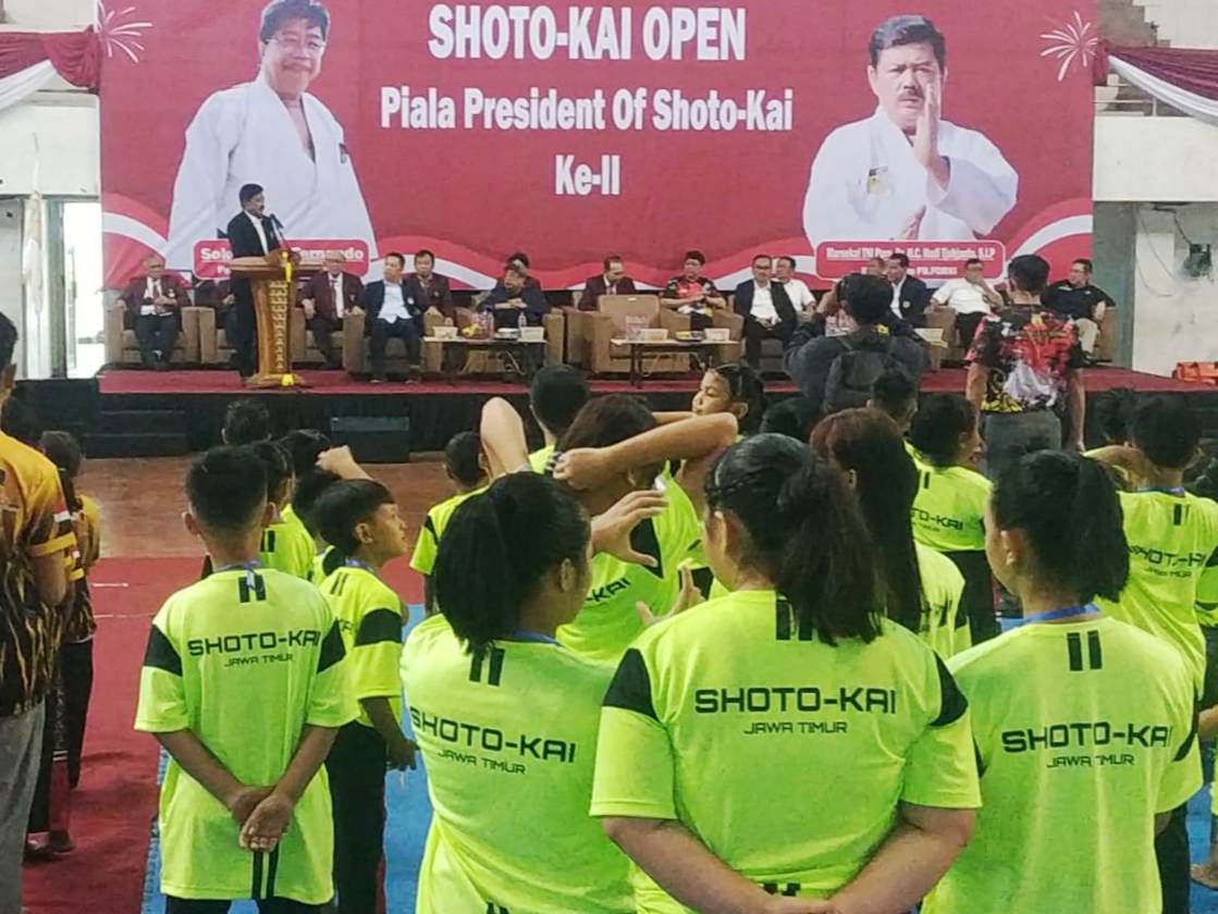 810 Atlet Karate Ramaikan Shoto Kai Open Malang, Ketua Umum PB FORKI Dorong Atlet Mendunia