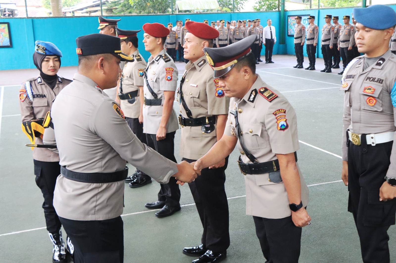 Kapolres Malang Tegaskan Pentingnya Adaptasi Cepat Usai Sertijab Sejumlah Pejabat Utama