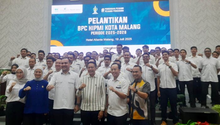 Pengusaha Muda Bangkit, HIPMI Kota Malang Resmi Dilantik untuk Dorong UMKM Naik Kelas