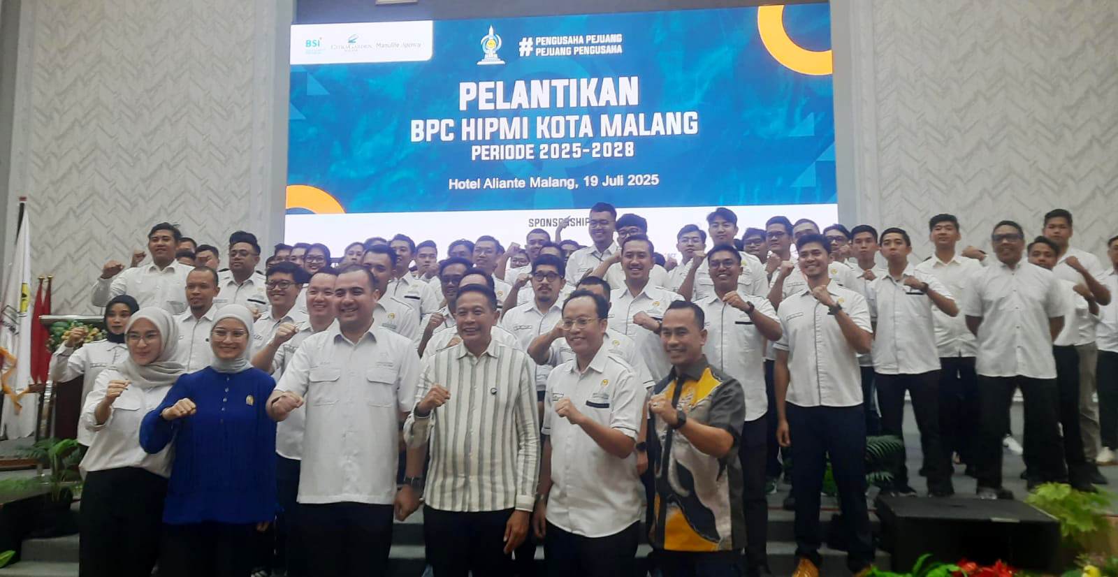 Pengusaha Muda Bangkit, HIPMI Kota Malang Resmi Dilantik untuk Dorong UMKM Naik Kelas