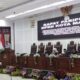 Dewan Perwakilan Rakyat Daerah (DPRD) Kota Malang menggelar Rapat Paripurna untuk menyampaikan pandangan umum fraksi-fraksi terhadap Penjelasan Wali Kota atas Rancangan Peraturan Daerah (Ranperda) Pertanggungjawaban Pelaksanaan Anggaran Pendapatan dan Belanja Daerah (APBD) Tahun Anggaran 2024, Senin (23/06/2205) di Gedung DPRD Kota Malang.