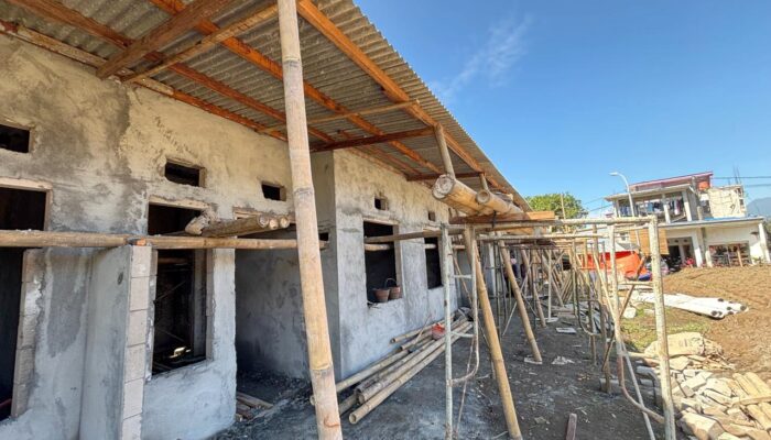 Entaskan Kemiskinan, Tulungrejo Bangun Rumah Petak Gakin