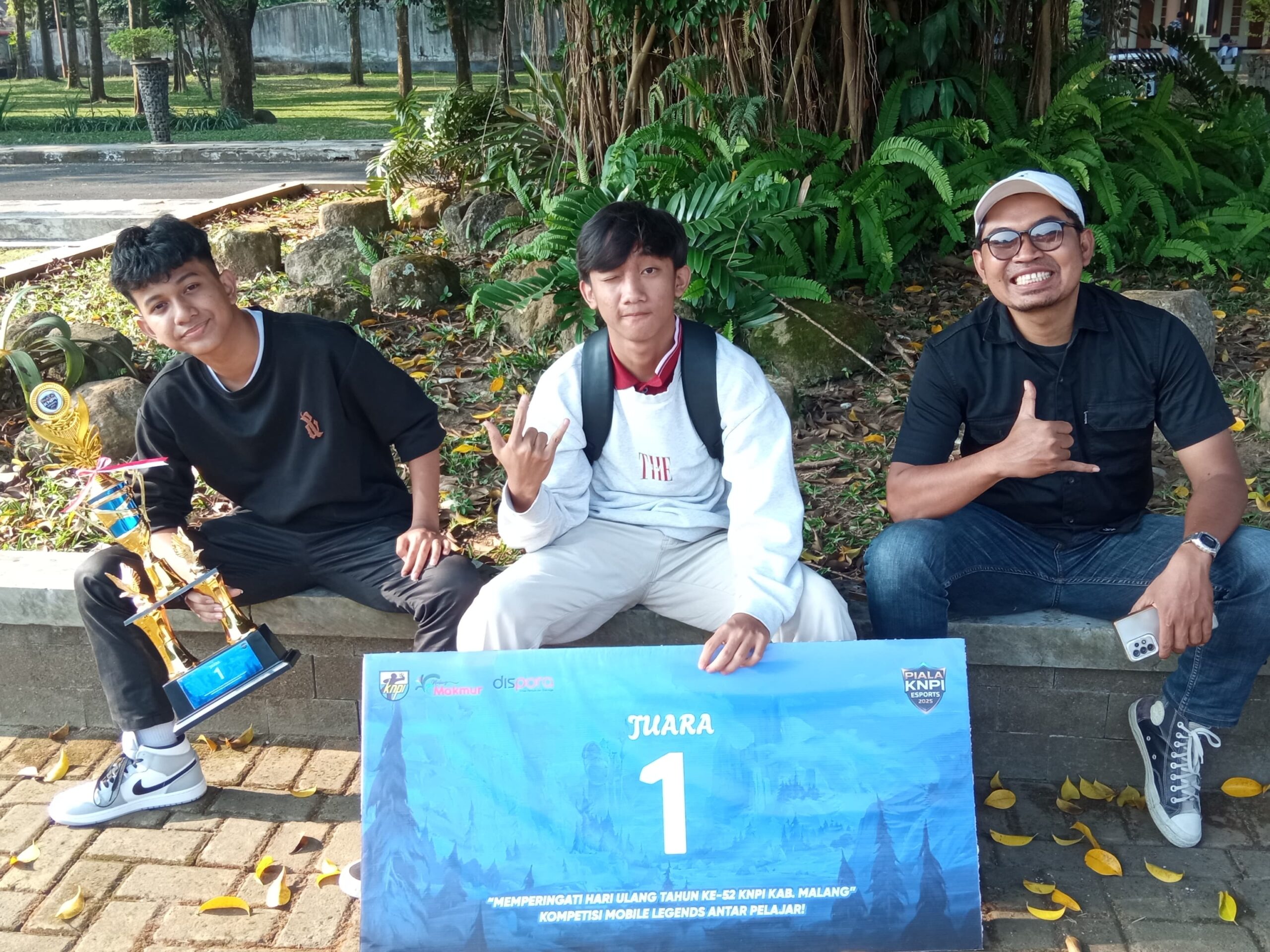 Galeh Aryo Sabet Juara 1 Mobile Legends antar Pelajar yang Digelar Dispora Kabupaten Malang