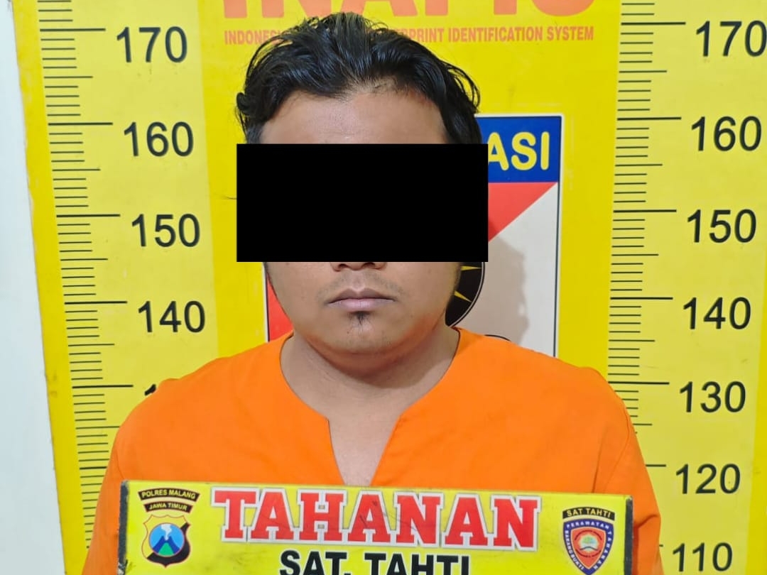 Dari Laporan Warga, Polisi Tangkap Pengedar asal Wagir Malang dan Sita 30 Gram Sabu