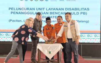 Badan Penanggulangan Bencana Daerah (BPBD) Jawa Timur resmi meluncurkan Unit Layanan Disabilitas Penanggulangan Bencana (ULD-PB) di lima kabupaten secara serentak pasa Kamis (31/7).