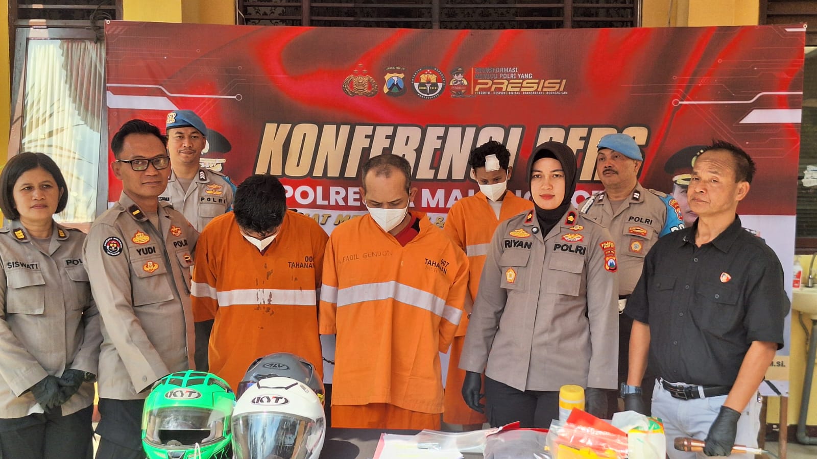 Polisi Tangkap Residivis Pencuri Motor dan HP di Malang asal Jombang, Beserta Penadahnya