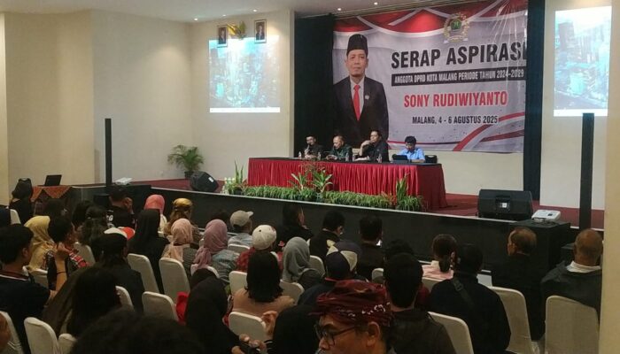 Sony Rudiwianto, anggota Komisi C DPRD Kota Malang Serap Aspirasi Warga