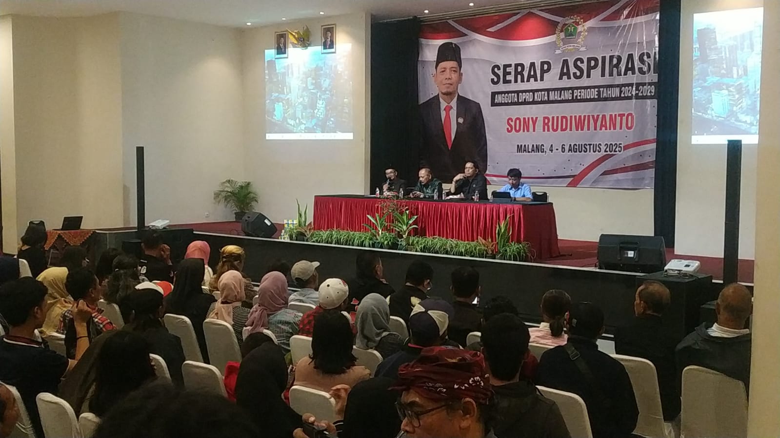 Sony Rudiwianto, Ketua Komisi C DPRD Kota Malang Serap Aspirasi Warga