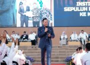 AHY Bakar Semangat Maba ITS Wujudkan Indonesia Emas 2045
