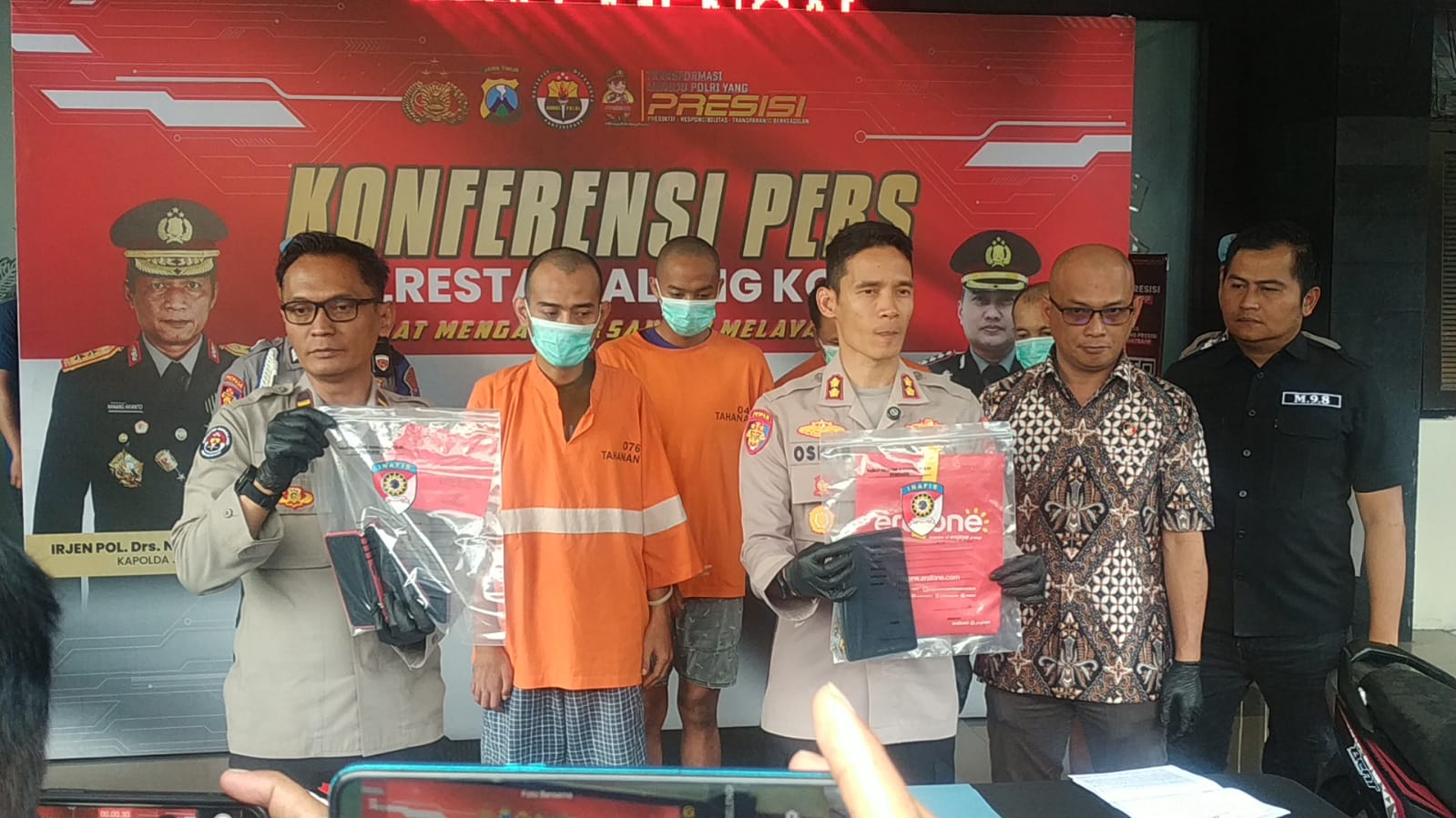Polresta Malang Kota Bongkar Kasus Curat di Pondok Indah Blimbing, Pelaku Kenalan Korban Gasak Mobil dan HP