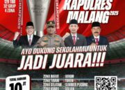 Turnamen Sepak Bola Terbesar Pelajar Kabupaten Malang, Piala Kapolres 2025 Siap Digelar