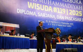 Universitas Muhammadiyah Malang menggelar wisuda ke-119. Dengan menghadirkan Kepala Eksekutif Pengawas Lembaga Pembiayaan dan Lembaga Jasa Keuangan Prof Agusman. Selain memotivasi para mahasiswa, ia juga menyampaikan orasi ilmiah mengenai pembiayaan digital.