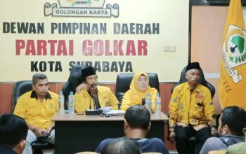 DPD Partai Golkar Kota Surabaya akan menggelar Musyawarah Daerah (Musda) XI pada 12 Agustus 2025 di Hotel Windham, Jalan Basuki Rahmat, Surabaya.